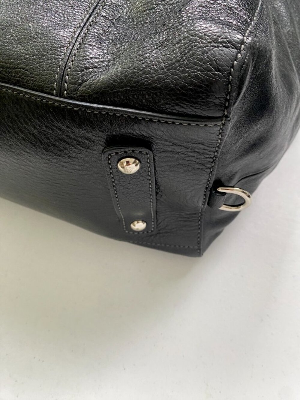 Coach Madison Leather Audrey Black Satchel Bag - Picture 13 of 14